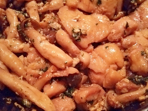 簡単 しめじ 鶏肉 パセリ オイスターソース炒め